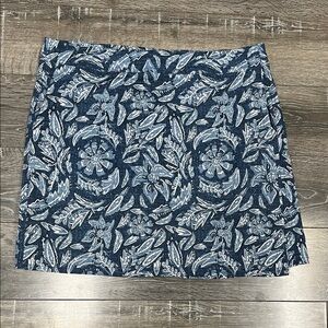 Rip Skirt blue floral print size XL